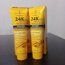 Aichun beauty 24k pure gold peeling gel for face & body 100 ML ২ পিস